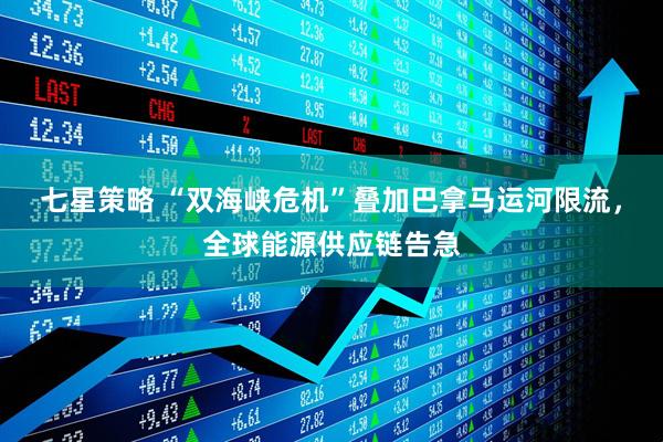 七星策略 “双海峡危机”叠加巴拿马运河限流，全球能源供应链告急